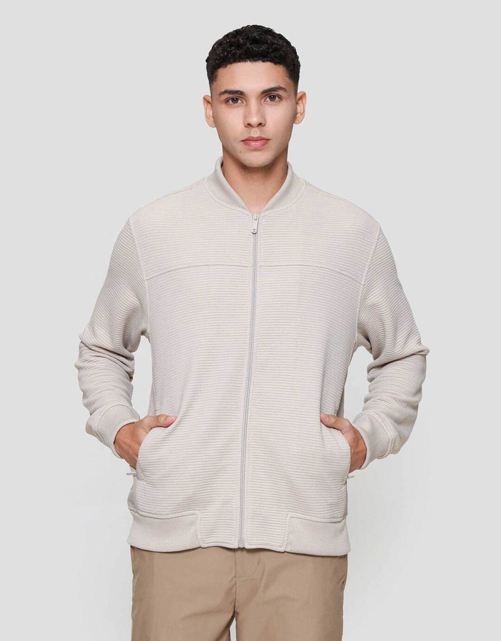 COLE KNIT OTTOMAN COMB JAKET PRIA