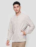 COLE KNIT OTTOMAN COMB JAKET PRIA