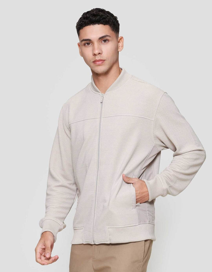 COLE KNIT OTTOMAN COMB JAKET PRIA