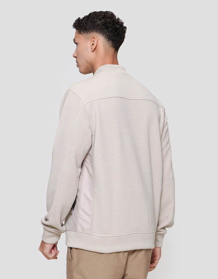 Cole Knit Ottoman Comb Jaket Pria