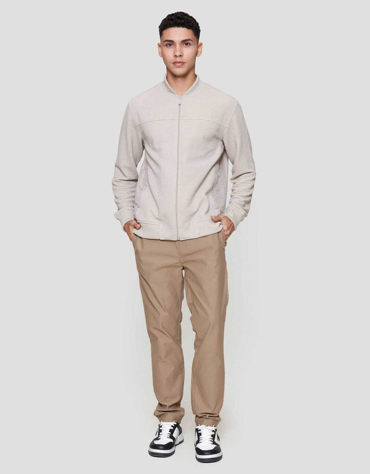 Cole Knit Ottoman Comb Jaket Pria