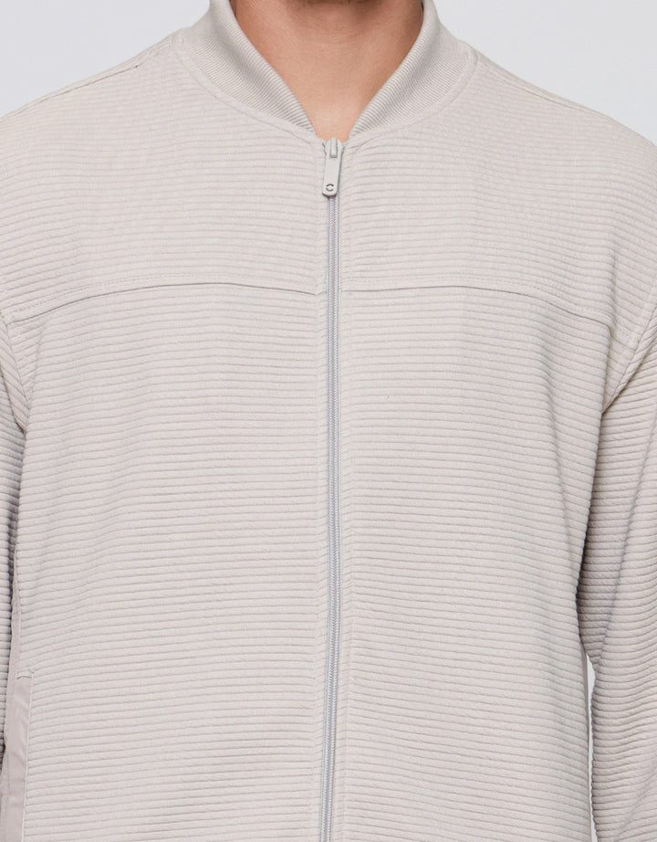 COLE KNIT OTTOMAN COMB JAKET PRIA