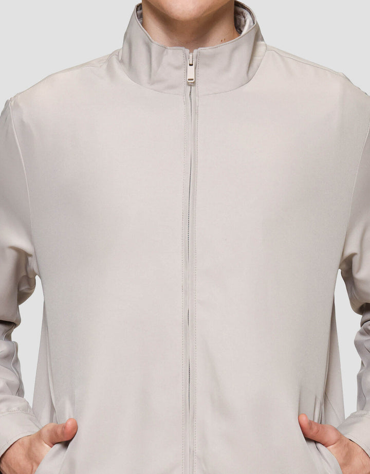 Cole Micro Basic Highneck Jaket Pria