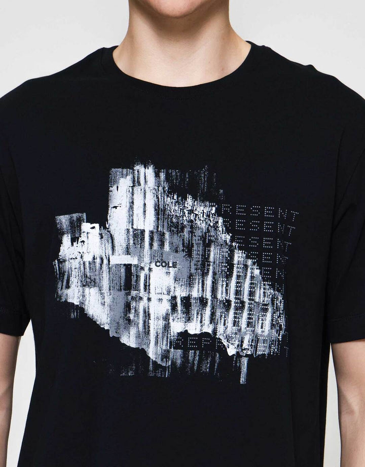 Cole Graphic Abstrac Kaos Lengan Pendek Pria