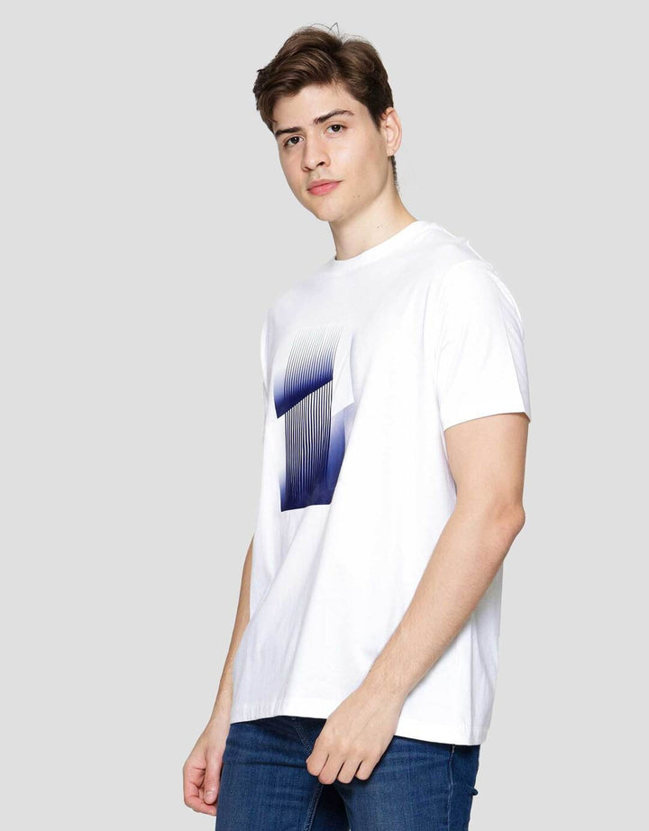 Cole Graphic Lines Dtf Kaos Lengan Pendek Pria