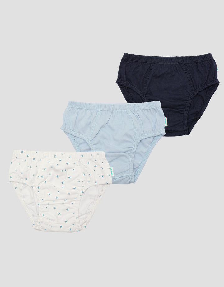 Little M Pack Of 3 Boys Stars Celana Dalam Anak Laki-laki