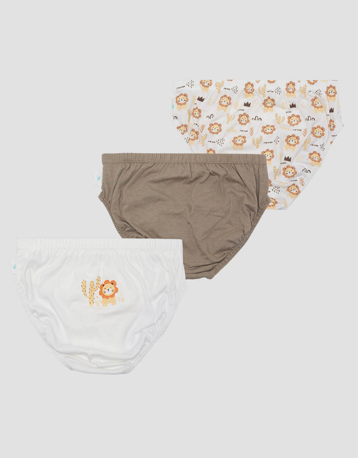 Little M Pack Of 3 Lion Celana Dalam Anak Laki-laki