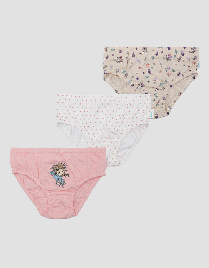 Little M Pack Of 3 Flower Celana Dalam Anak Perempuan