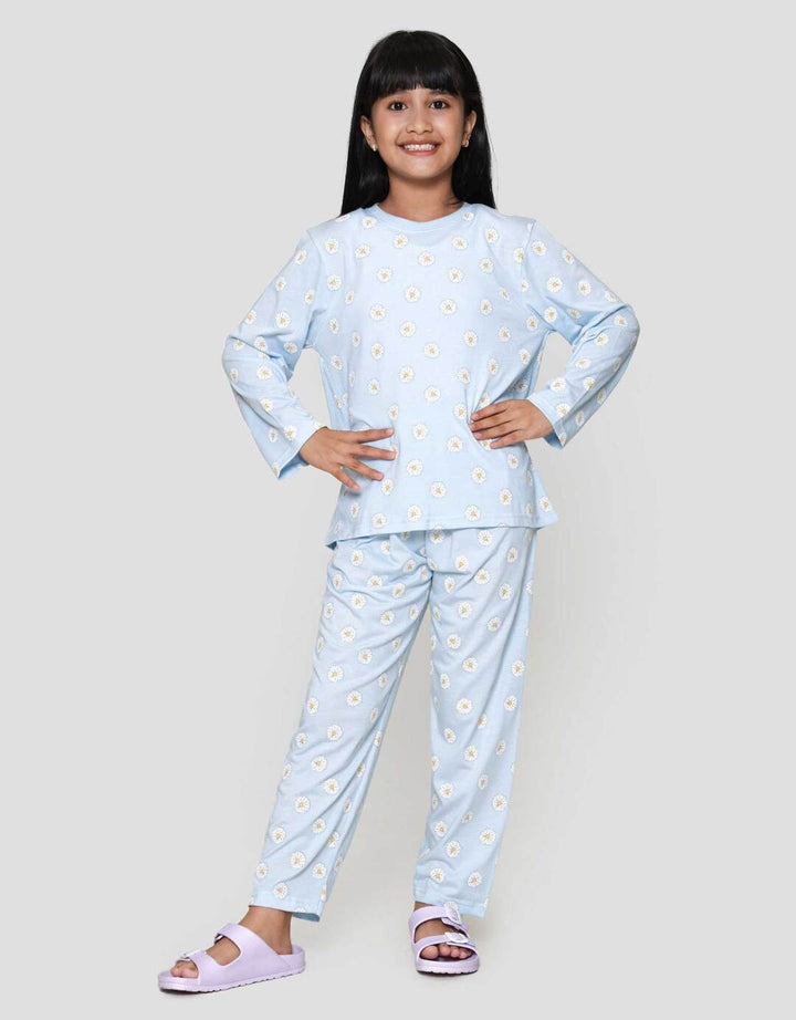 Little M Flower Setelan Piyama Anak Perempuan
