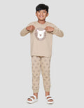 Little M  Boy Lion Face Piyama Setelan Anak Laki-laki
