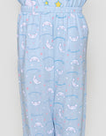 Character Ruffle Cinnamoroll Print Setelan Piyama Anak Perempuan