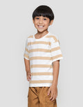 Little M Salur Ov Print Komb Print Kaos Lengan Pendek Anak Laki-laki