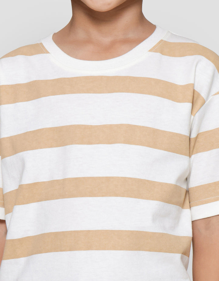 Little M Salur Ov Print Komb Print Kaos Lengan Pendek Anak Laki-laki