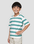 Little M Salur Ov Print Komb Print Kaos Lengan Pendek Anak Laki-laki