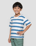 Little M Salur Ov Print Komb Print Kaos Lengan Pendek Anak Laki-laki