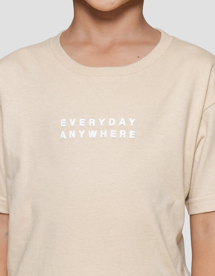 Little M Everyday Anywhere Print Kaos Lengan Pendek Anak Laki-laki