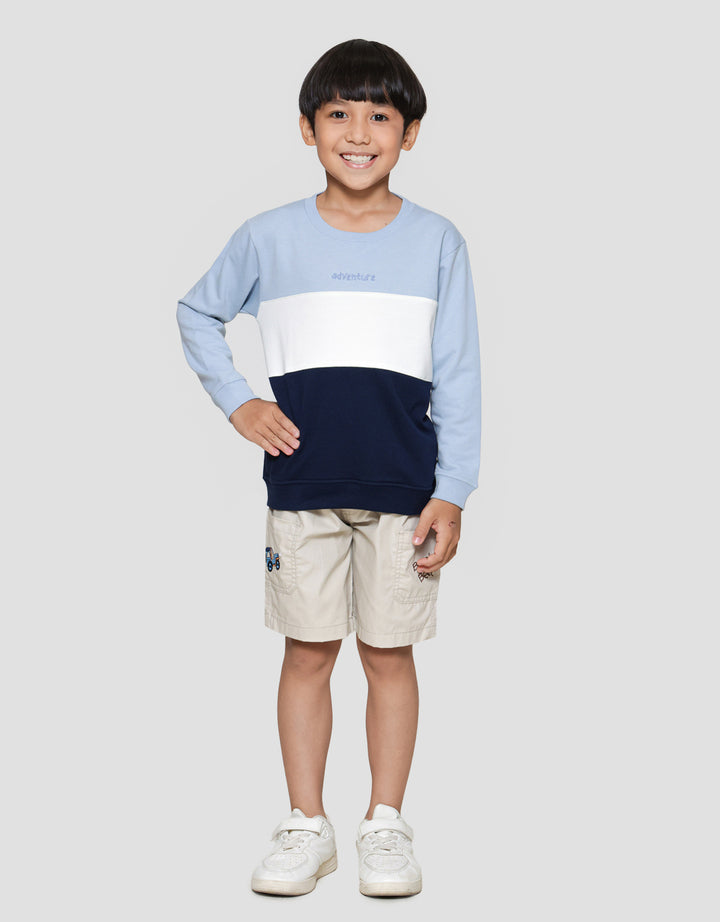 Little M Cut Sewn Adventure Sweater Anak Laki-laki
