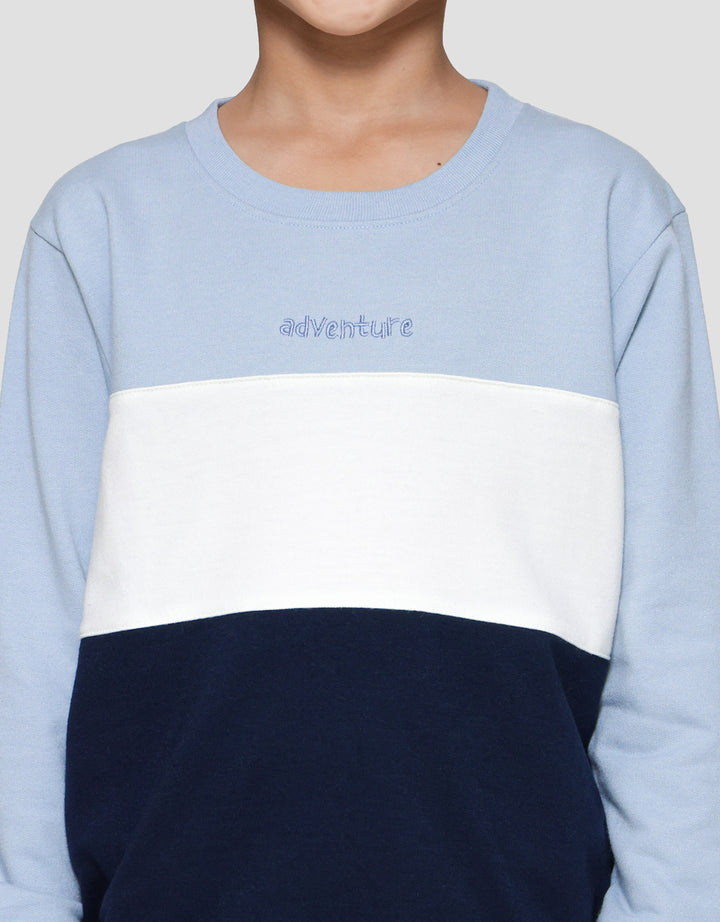 Little M Cut Sewn Adventure Sweater Anak Laki-laki