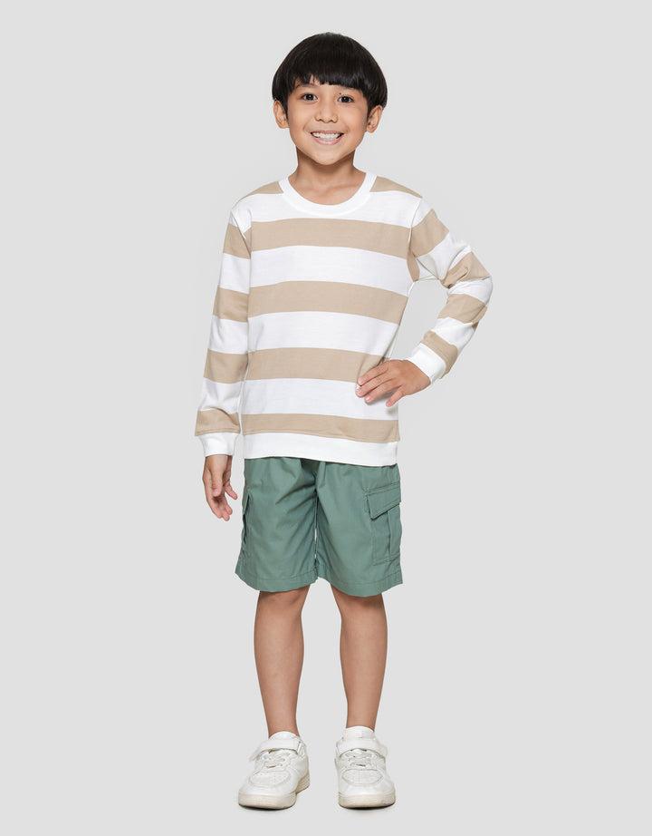 Little M Salur Sweater Anak Laki-laki