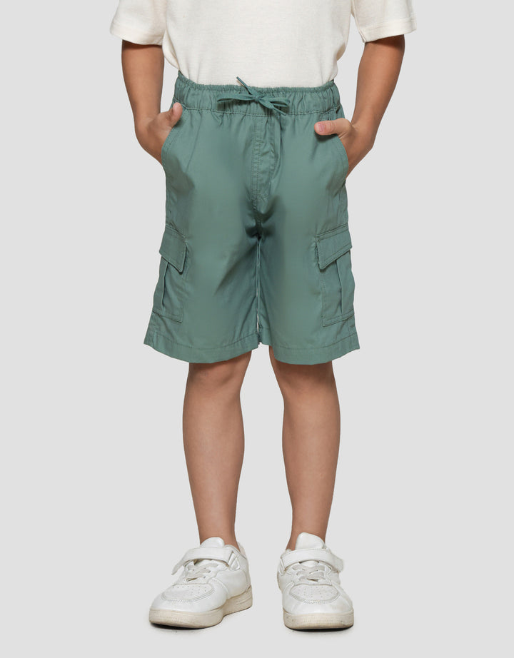 Little M Crop Woven Celana Pendek Anak Laki-laki