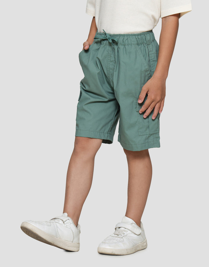 Little M Crop Woven Celana Pendek Anak Laki-laki