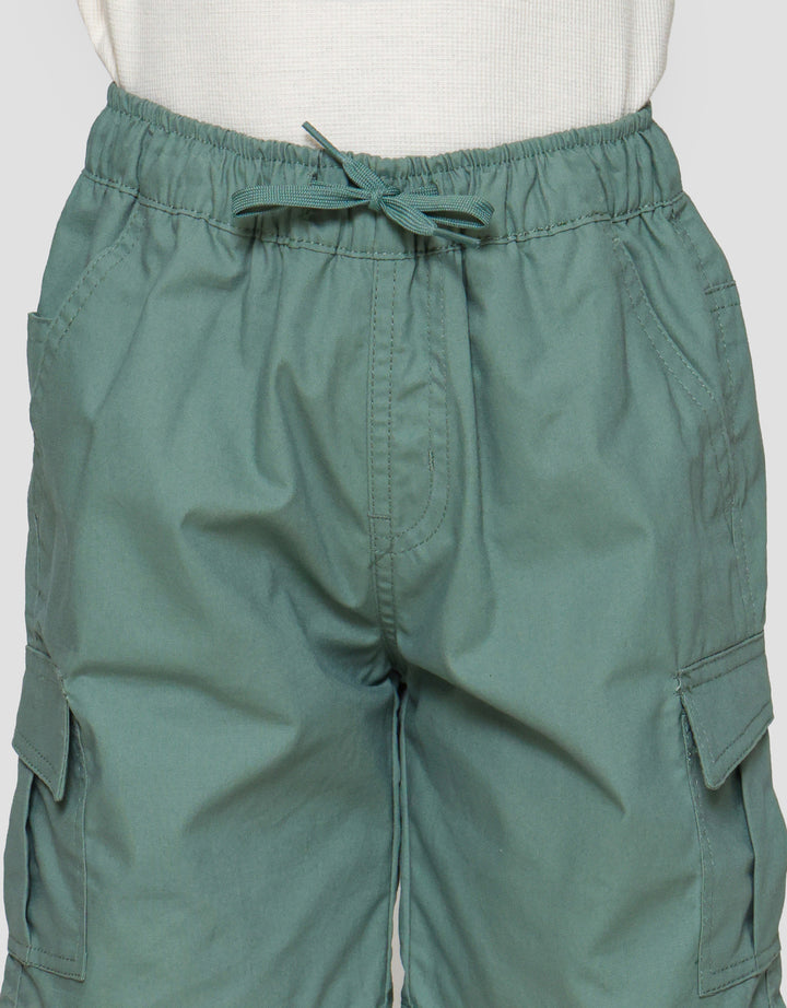 Little M Crop Woven Celana Pendek Anak Laki-laki