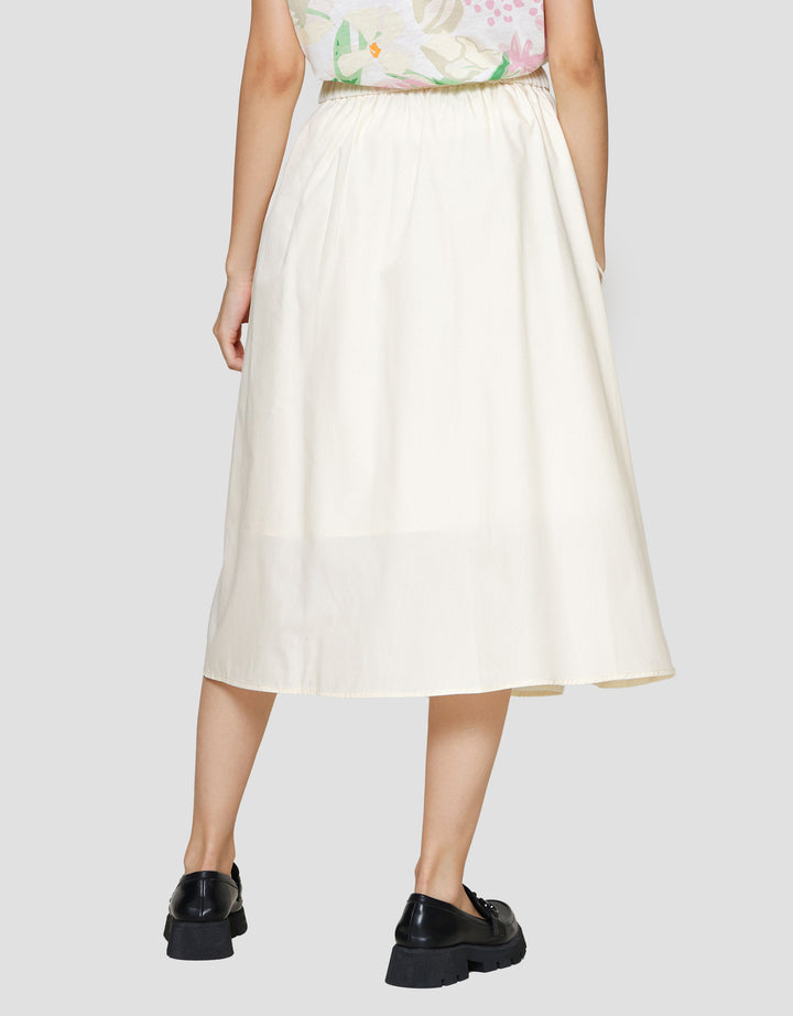 Connexion Drawstring Rok Midi Wanita