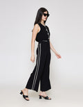 ZES Knit Bottom With Contrast Side Tape Celana Panjang Wanita DTRKB001