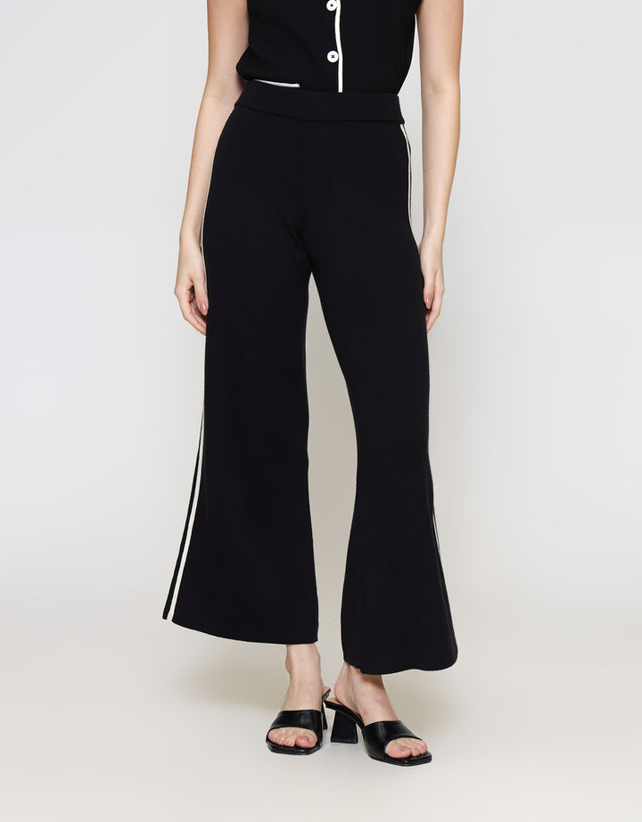 ZES Knit Bottom With Contrast Side Tape Celana Panjang Wanita DTRKB001