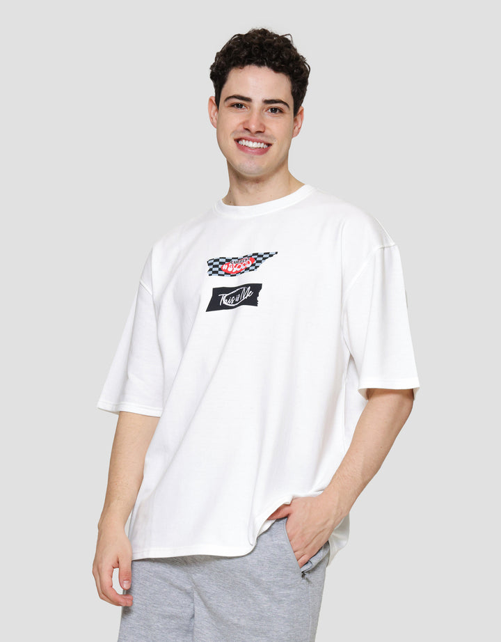 Disney Ts Os Keep Your Cool Print Kaos Lengan Pendek Pria