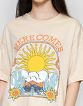 Nevada Comb Here Comes Kaos Oversize Wanita