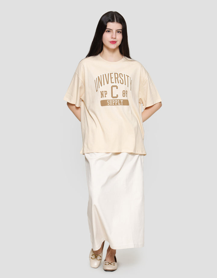 Nevada Comb University Kaos Oversize Wanita