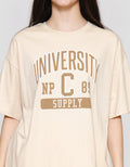 Nevada Comb University Kaos Oversize Wanita