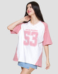 Nevada Comb Jersey Stay Golden Kaos Oversize Wanita
