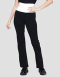 Nevada Rib Flared Pants W/ Folded Waist Celana Panjang Wanita