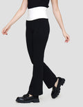 Nevada Rib Flared Pants W/ Folded Waist Celana Panjang Wanita
