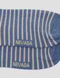 Nevada Print Stripe Cat Kaos Kaki Wanita