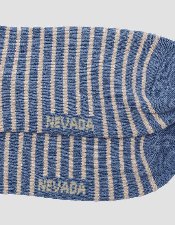Nevada Print Stripe Cat Kaos Kaki Wanita