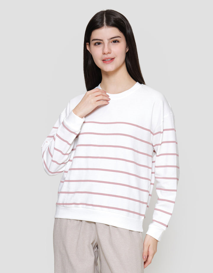 Nevada Reg French Stripe Sweater Wanita