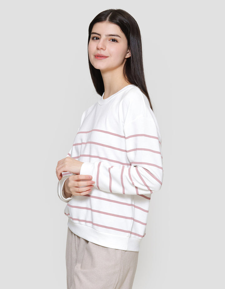 Nevada Reg French Stripe Sweater Wanita