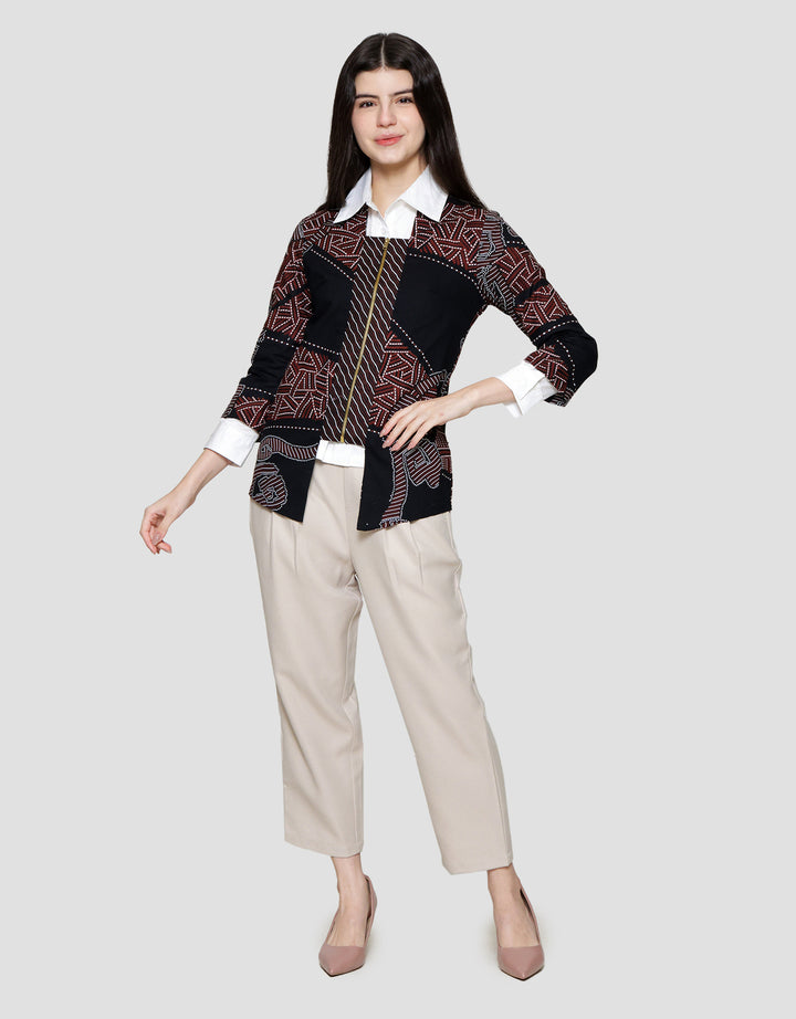 Arjuna Weda Batik Gelaran Titik Sewu Blouse Wanita