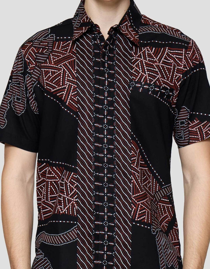 Arjuna Weda Gelaran Titik Sewu Kemeja Batik Pria