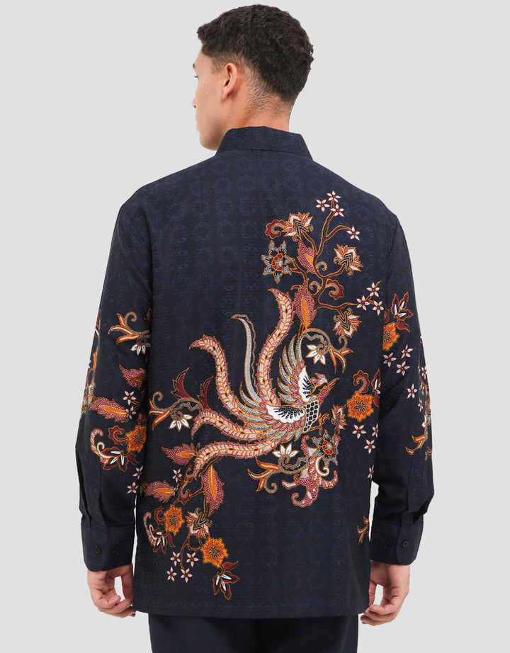 Arjuna Weda Manuk Mekar Kemeja Batik Pria