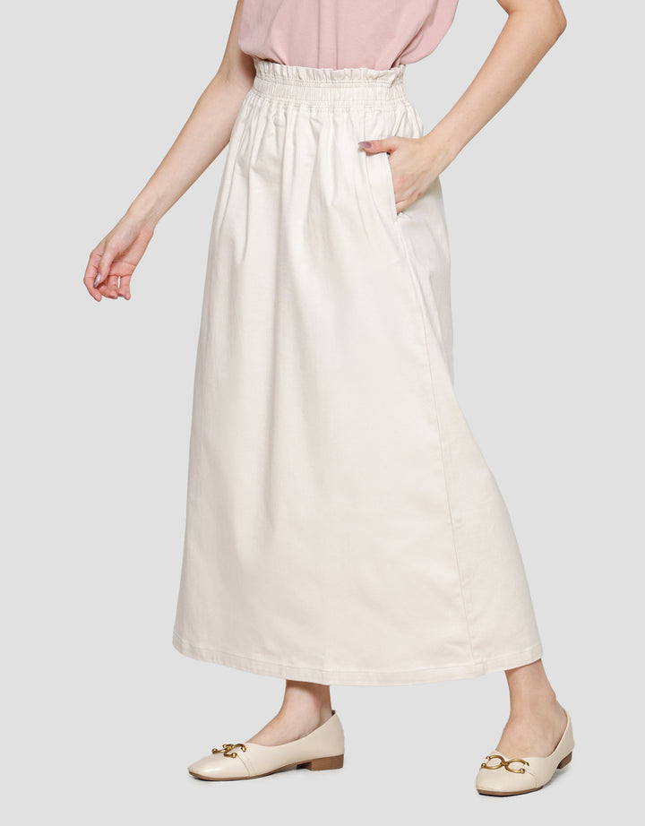 Connexion Solid Twill Rok Panjang Wanita