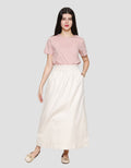 Connexion Solid Twill Rok Panjang Wanita