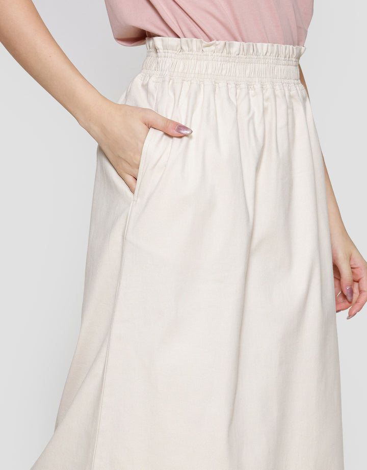 Connexion Solid Twill Rok Panjang Wanita