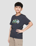 Character Batman Logo Tengah Kaos Anak Laki-laki