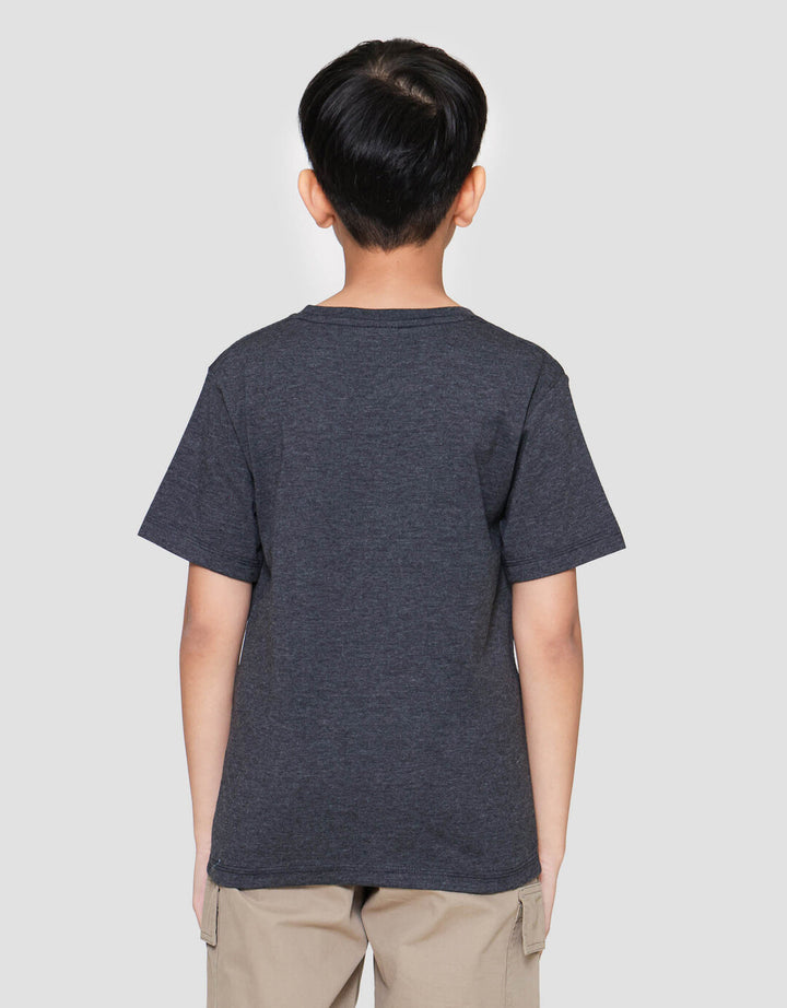 Character Batman Logo Tengah Kaos Anak Laki-laki