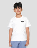 Character Batman Logo Print Kaos Anak Laki-laki