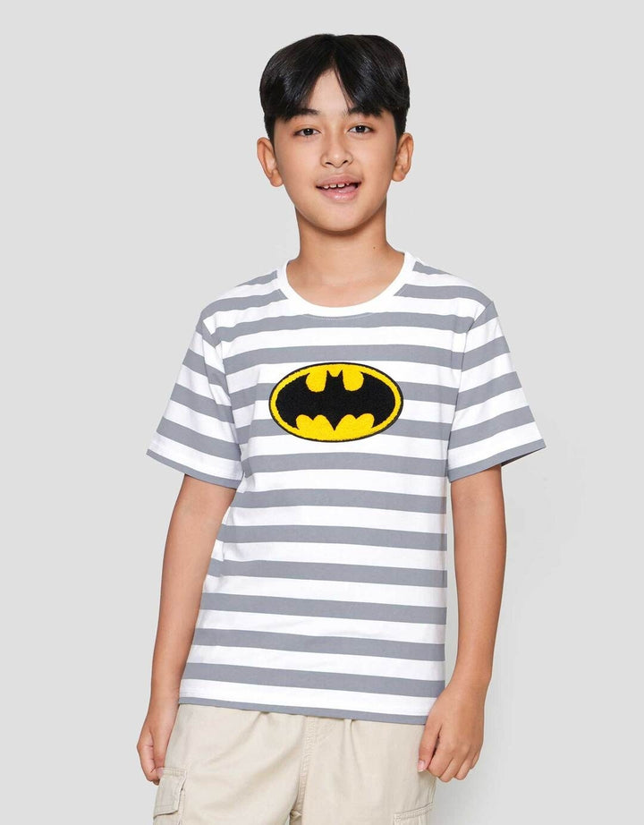 Character Batman Salur Logo Handuk Kaos Anak Laki-laki